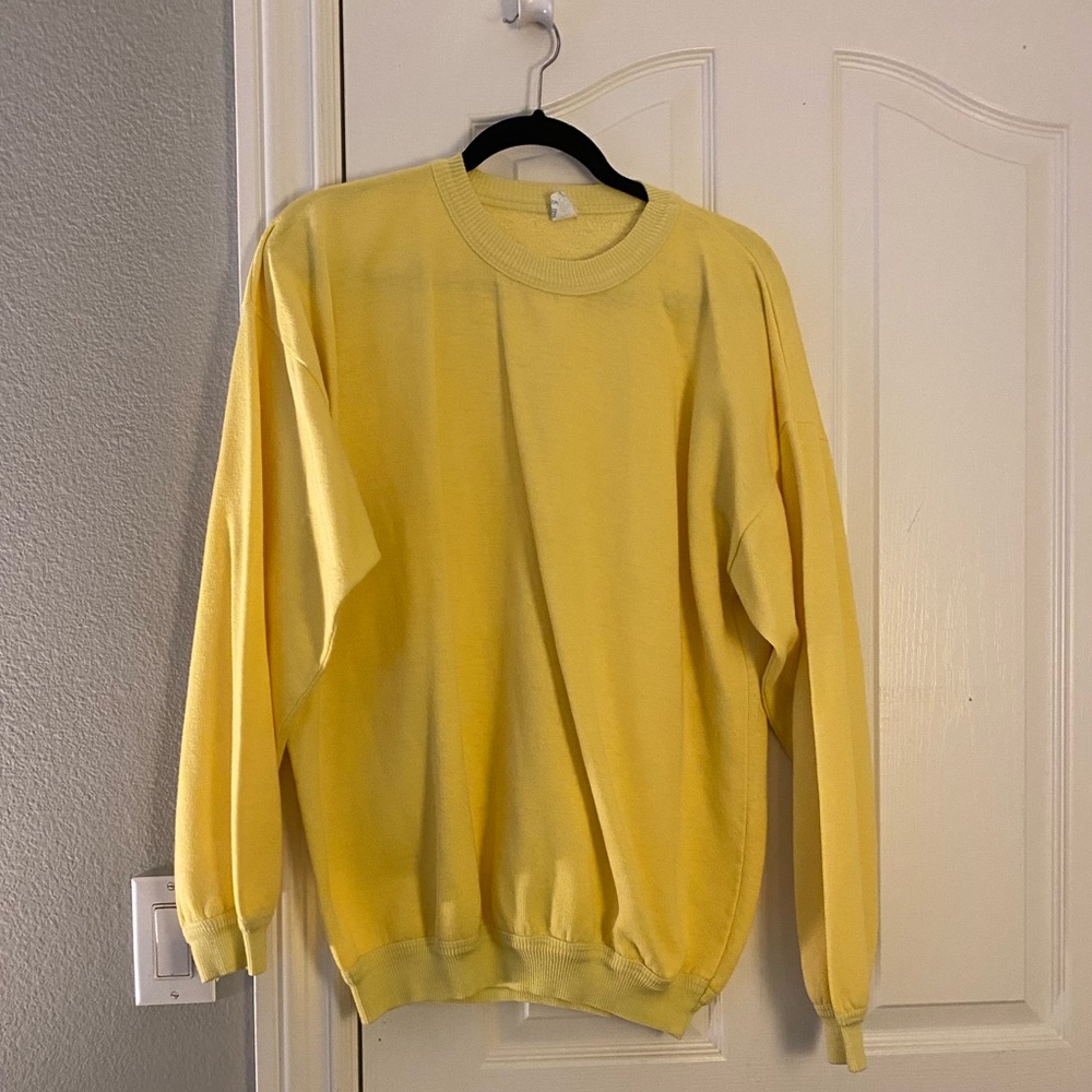 Vintage Yellow Crewneck